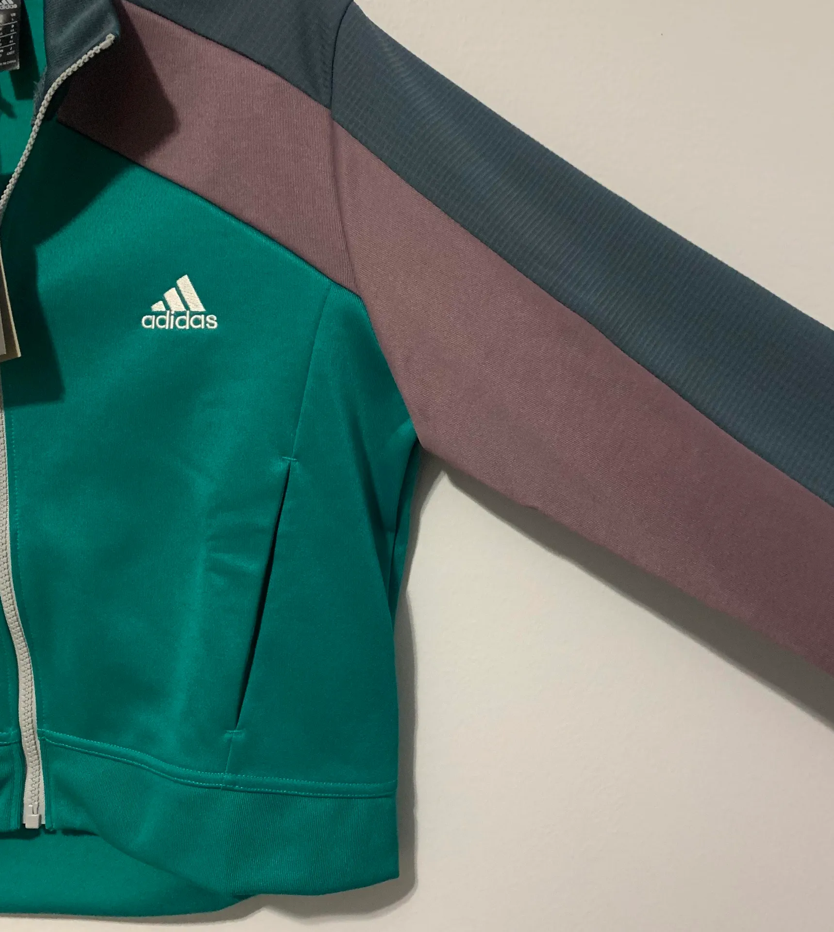 Adidas New Dark Green Jacket - Image 2