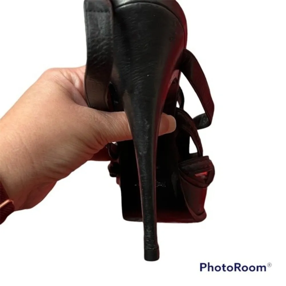 Yves saint Laurent Tribute Hampton Platform heels Black Size 9 - Image 7