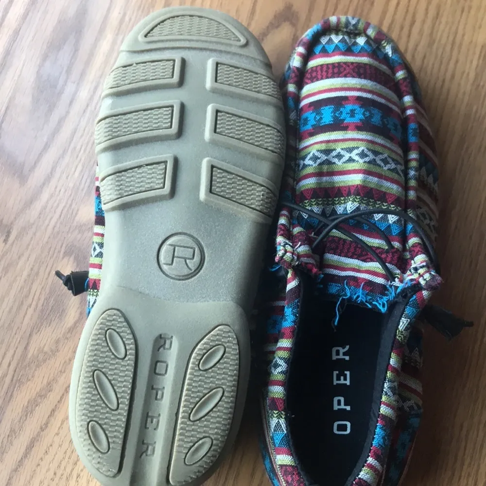 Roper Western Shoes size 9 Women Shoes Blue - Image 5