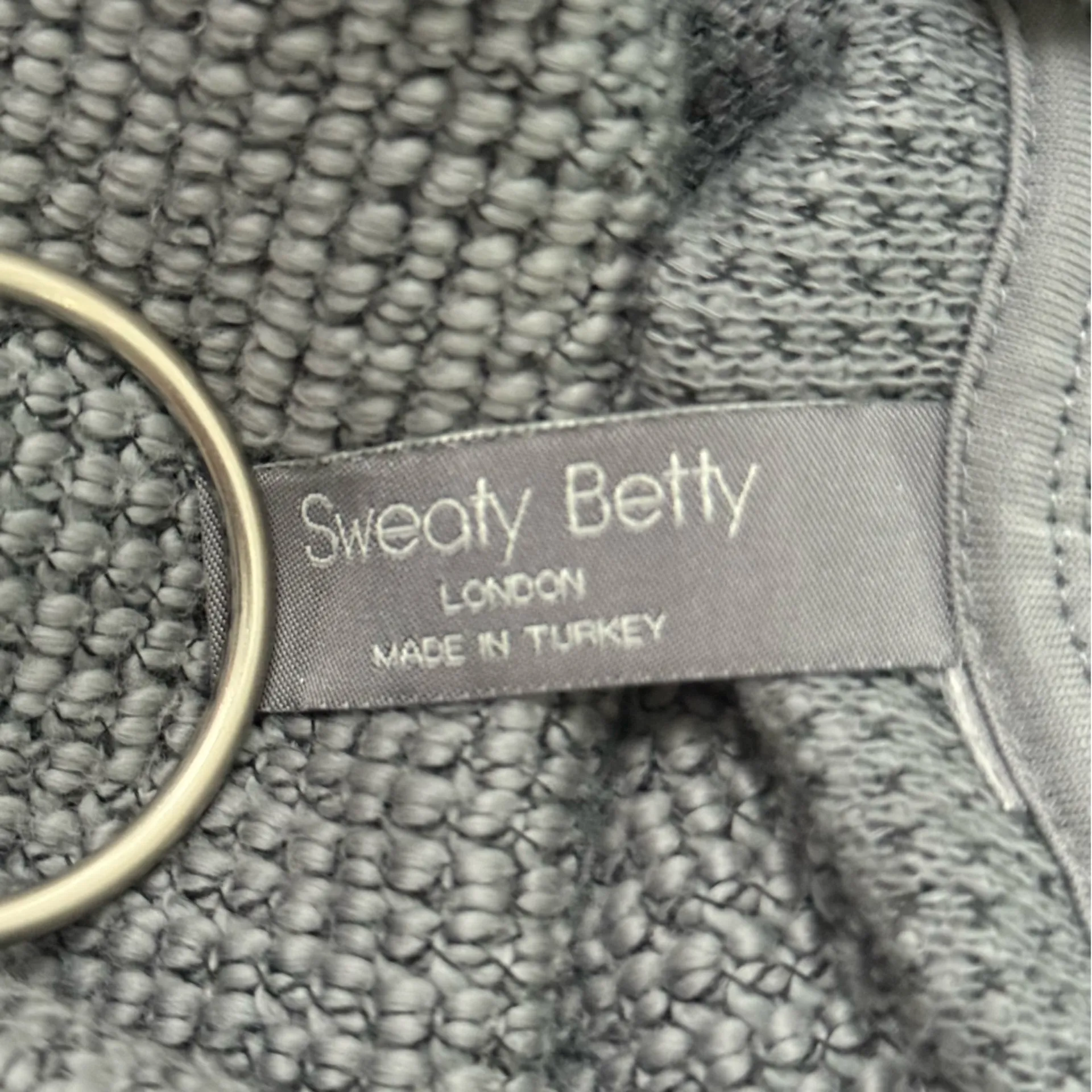 Sweaty Betty Restful Boucle Textured Pullover in Blue - Image 4