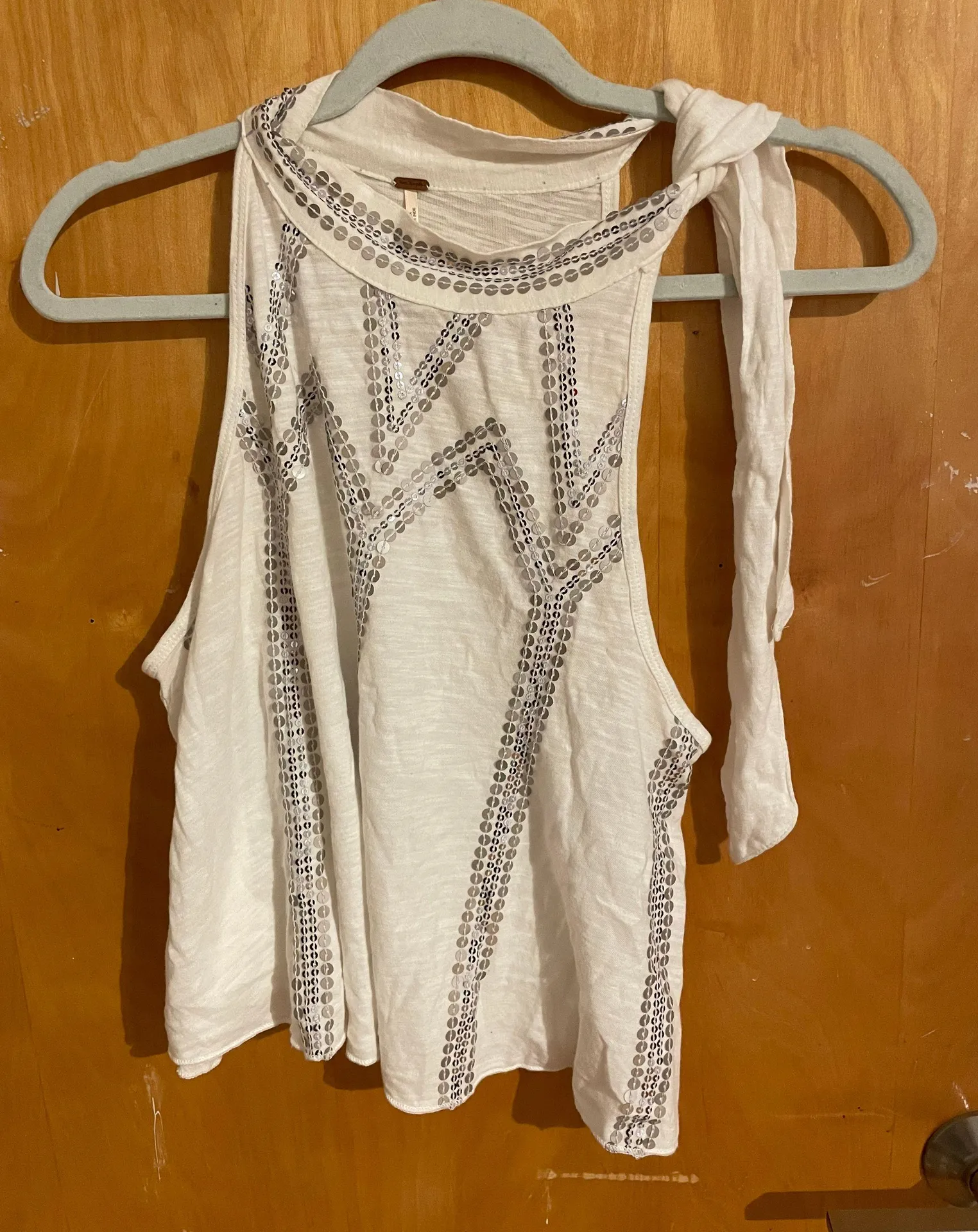 Free People Glitter City Tie Top - Image 3
