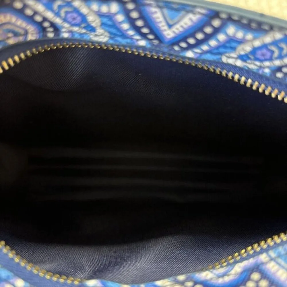 Liberty Of London Blue Toiletry Cosmetic Bag Wristlet - Image 4