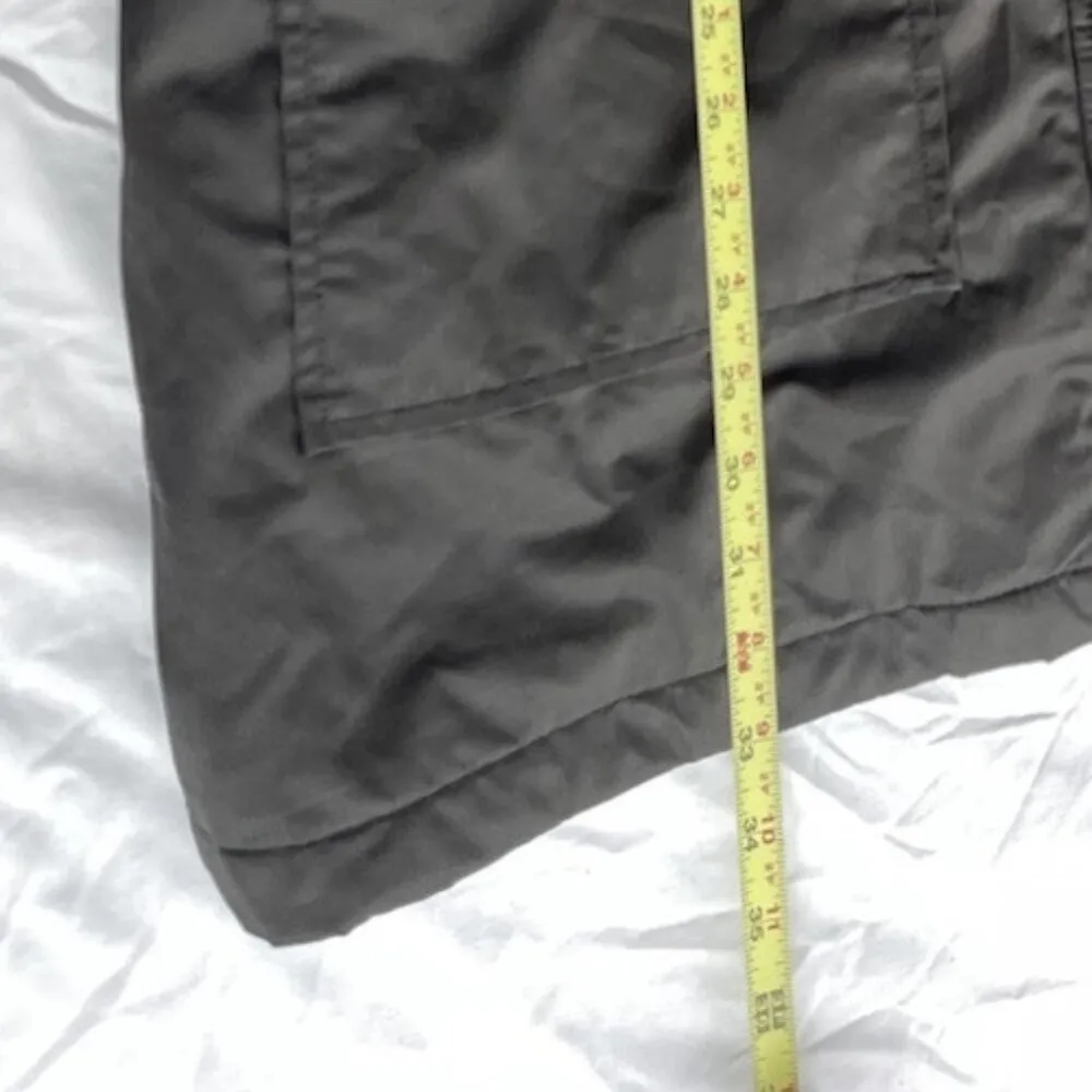 Levi's Women's Anorak Faux Fur Parka Sherpa Long Black Coat Jacket Size XL - Image 3