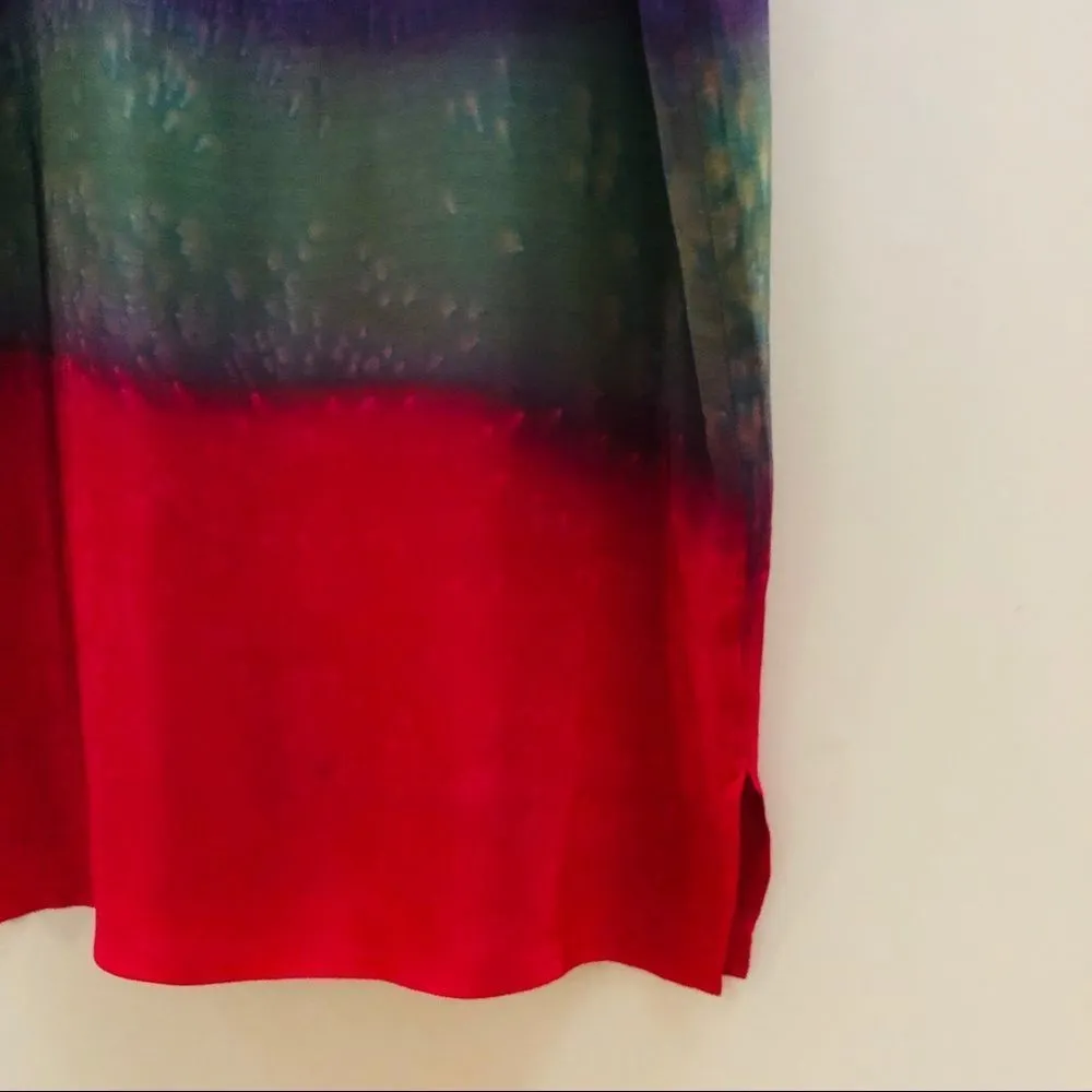 🆕 Silk Tank Top Dress💥 Red Size M - Image 3