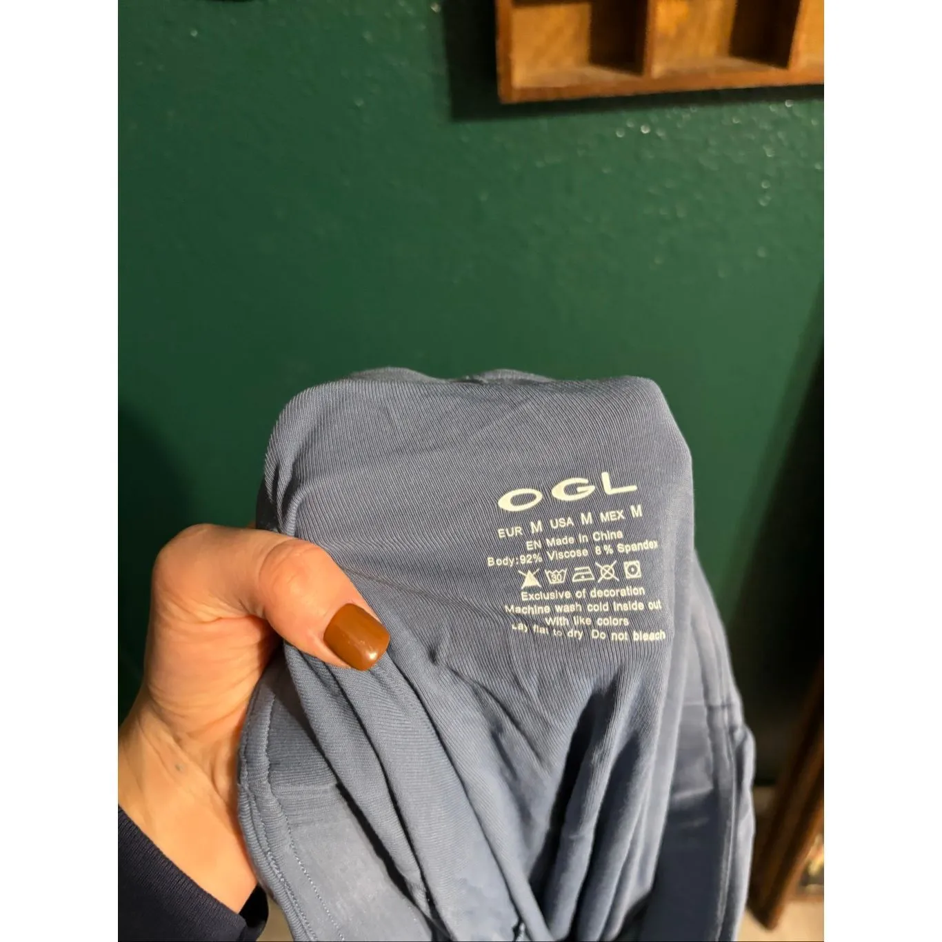 OGL BLUE HIGH RISE SKIRT SZ MEDIUM - Image 3