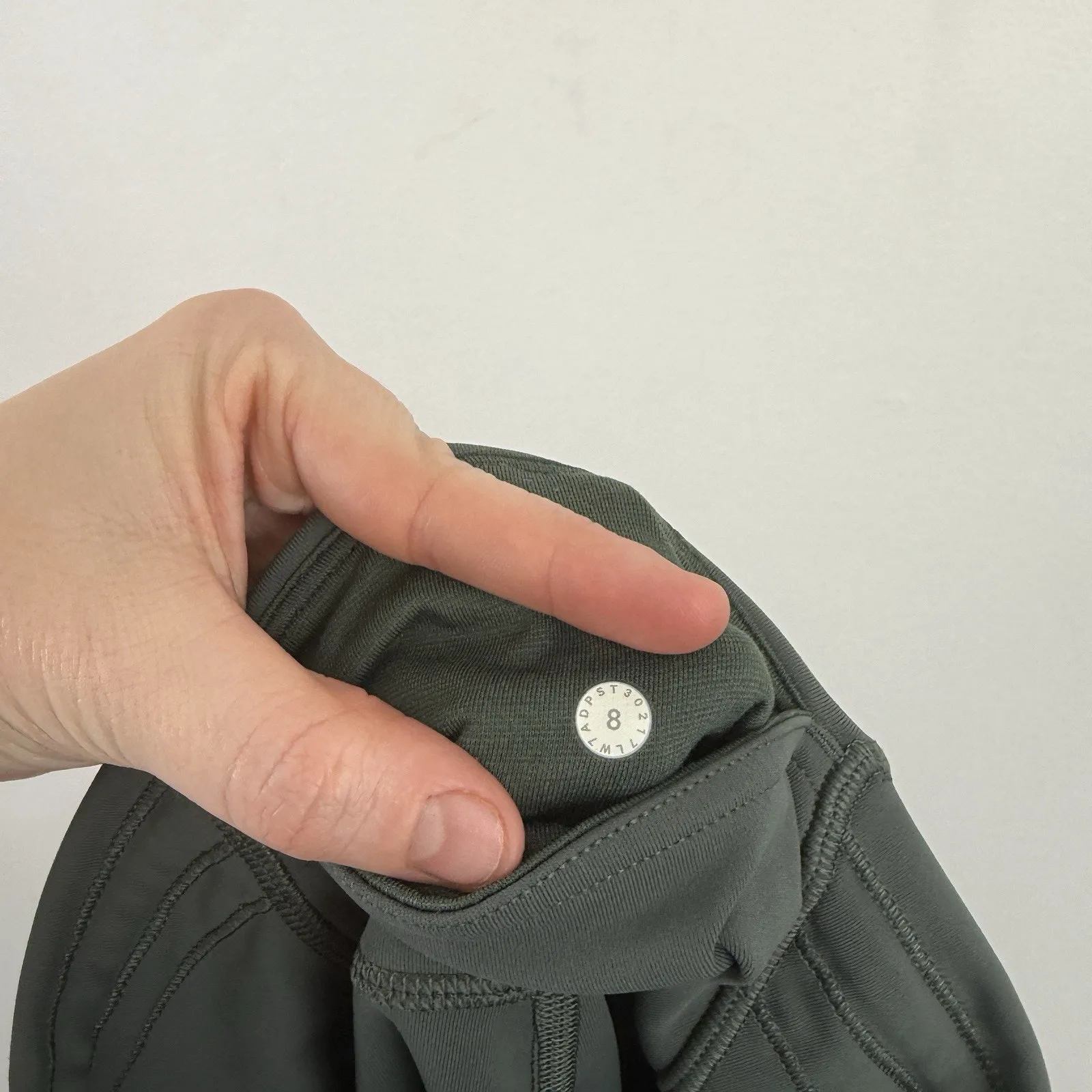 Lululemon Train Times Bike Short 6" Sage Grey Gym Athletic Workout Womens 8 - Image 5