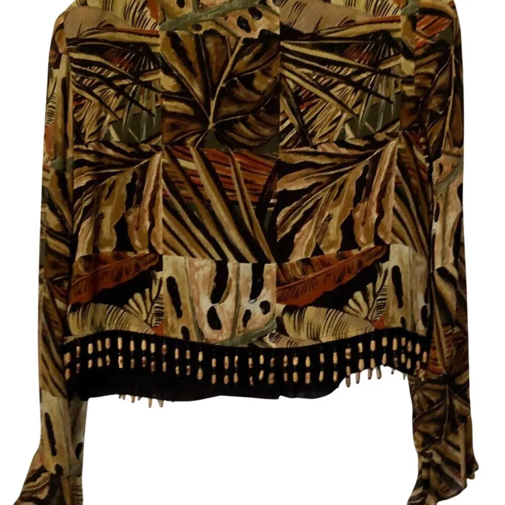 Vintage Platinum Dorothy Schoelen Skirt Set Jacket Top Skirt 2 pcs Sz S Bundle Brown - Image 11