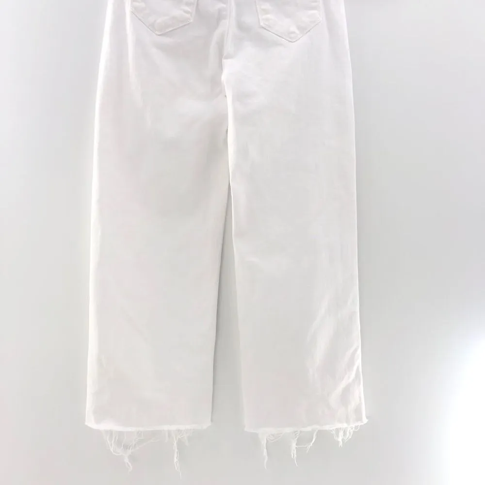 L'agence Danica High-rise Wide-leg Jeans in Blanc 27 - Image 7