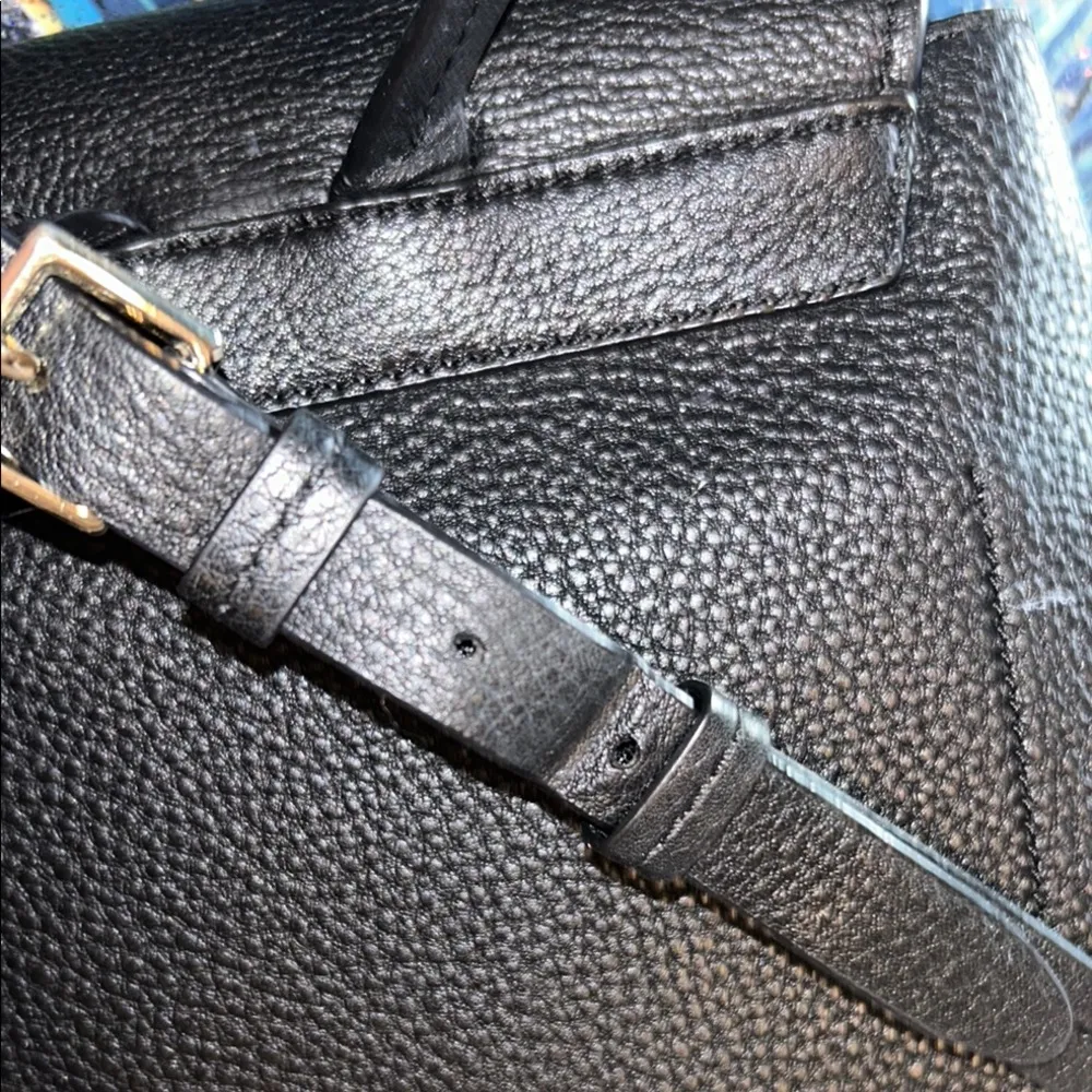 Kate Spade Black Pebbled Leather Mini Backpack with Tassels - Image 7