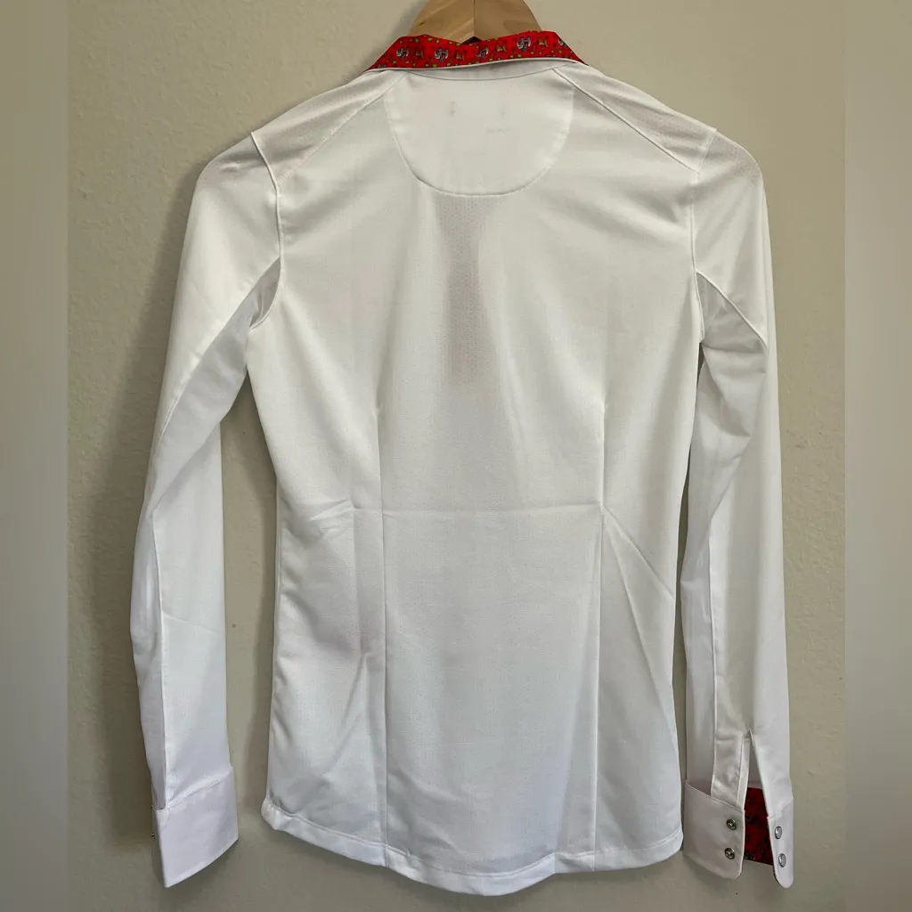 Essex Classics Ladies' Talent Yarn® Long Sleeve Show Shirt size XS - Image 5