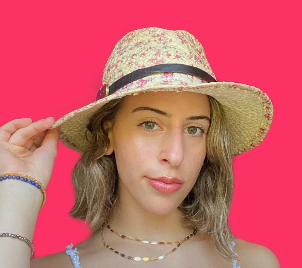 Anthropologie Floral Hat - Image 2