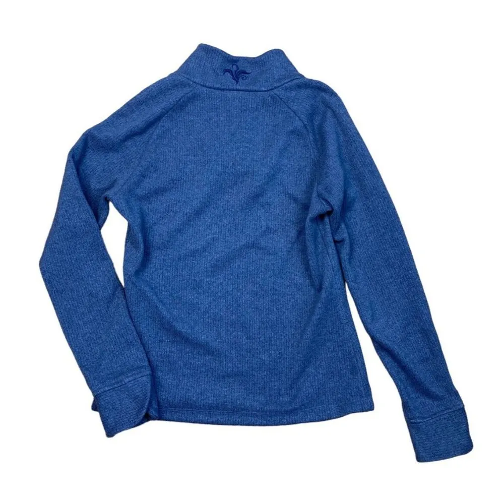 REI Pullover Knit Sweater Womens Size XS Blue Outdoor Hiking Camping Activewear - Image 2