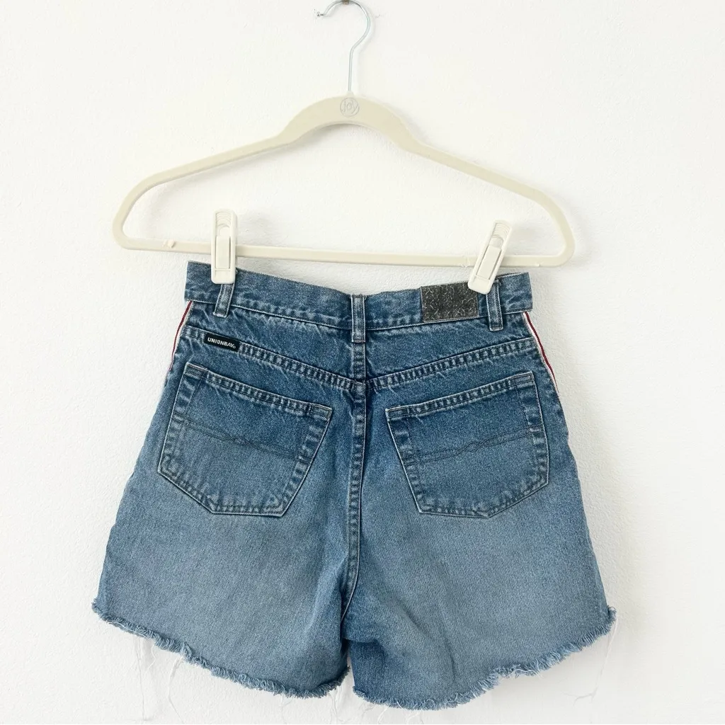 Vintage Union Bay High Waist Cutoff Jean Shorts - Image 2