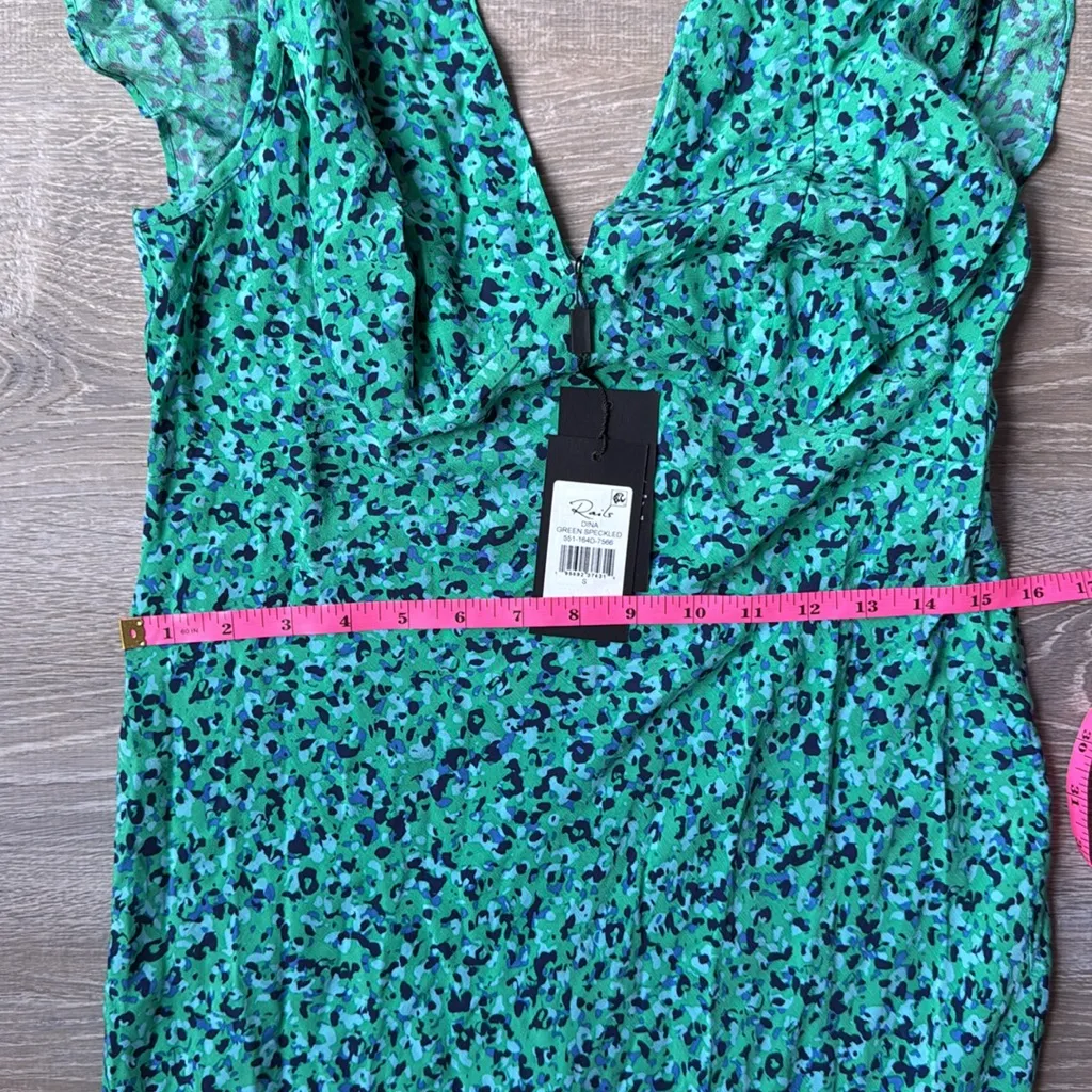 NEW Rails Dina Dress Green Speckled Small - Image 13