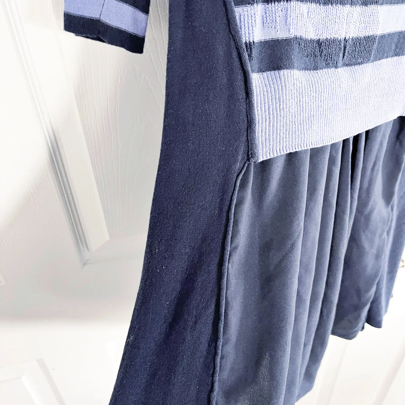 Sportmax Code Striped Sweater Dress Blue Size XS - Image 6