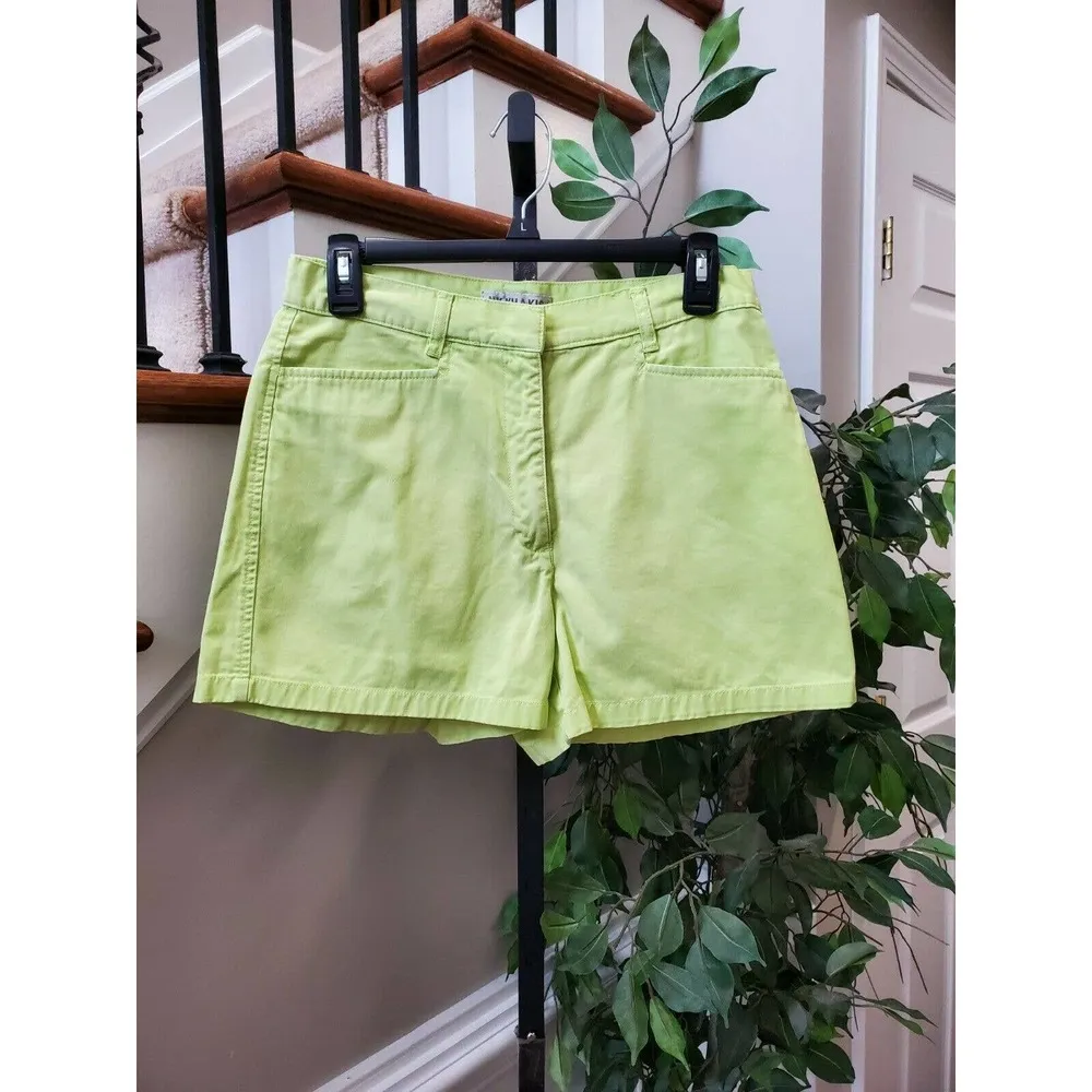 NY Khakis Women's Denim 100% Cotton Pull on Mid Rise Casual Short Skirt Size 8 Green - Image 7