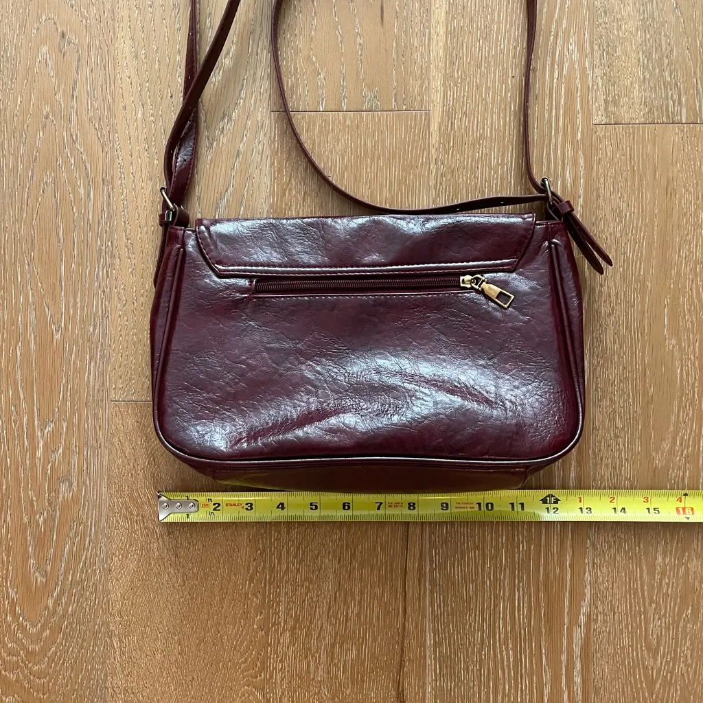 Used burgundy Crossbody Bag - Image 8