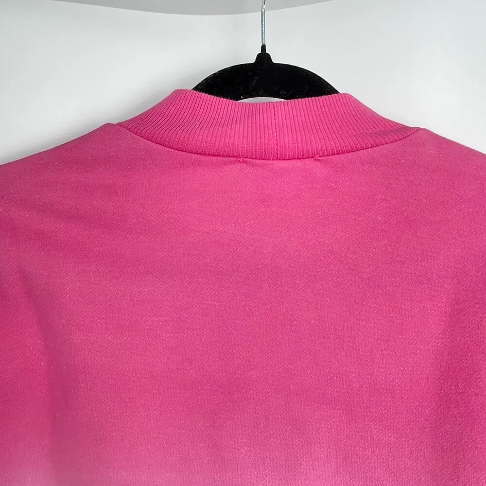 Hailey & Co Womens Long Sleeve Pastel Ombré Tie Dye Fleece Line Sweatshirt Small - Image 6