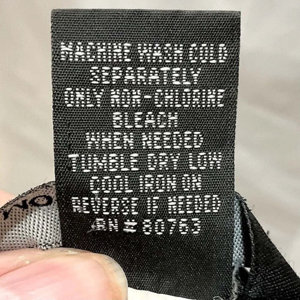 Vintage Black Velour Top Blouse Shirt Sz Small Moda International 3/4 Sleeve - Image 5