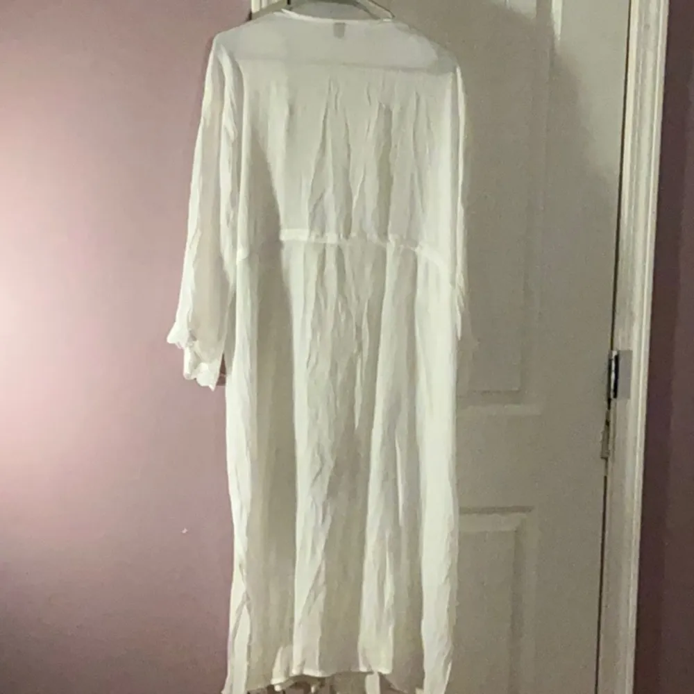 Leasty Swim Suit Coverup SZ L New White Size L - Image 5
