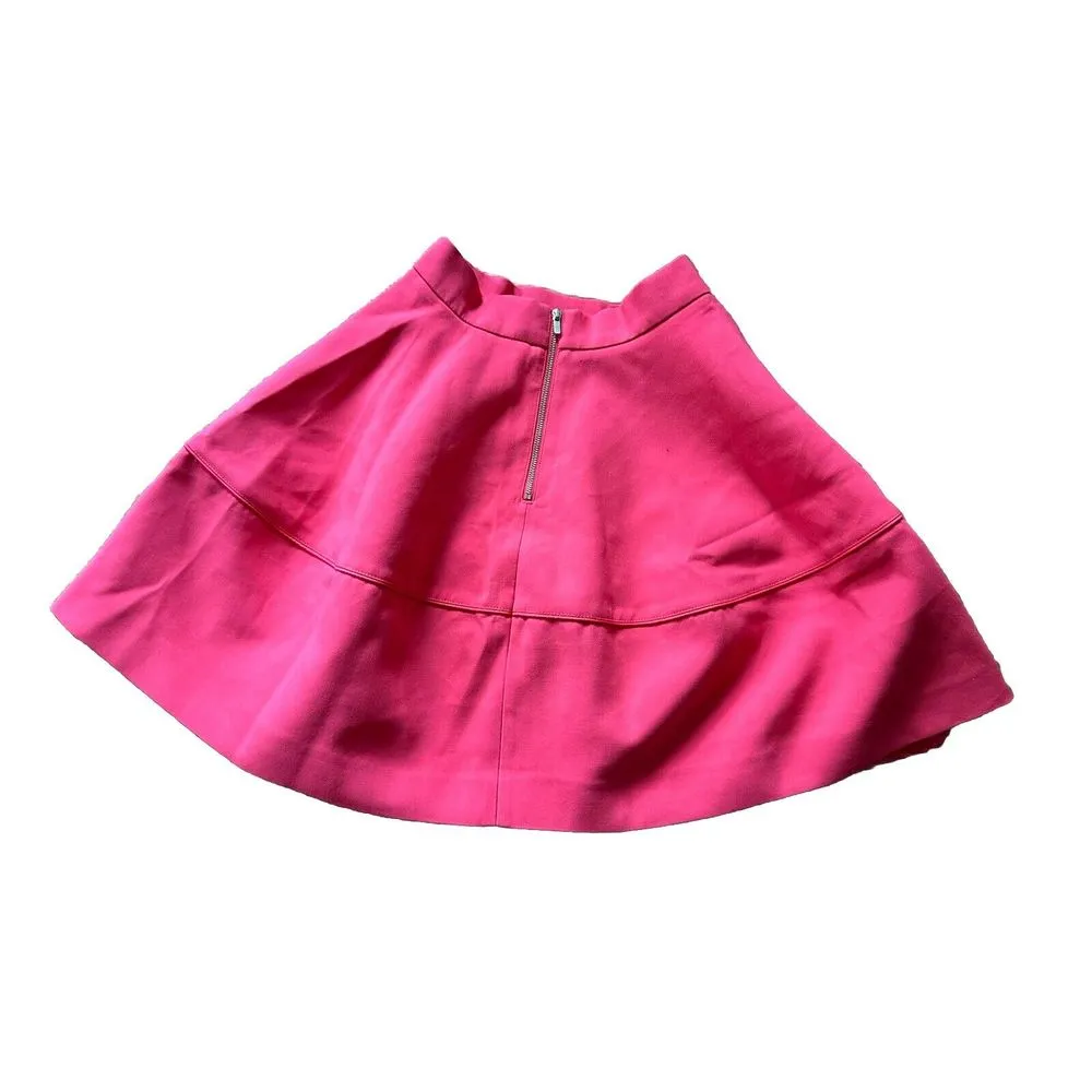 H&M‎ Pink Satin Style Skirt Size US 4Party Christmas Occasion - Image 3