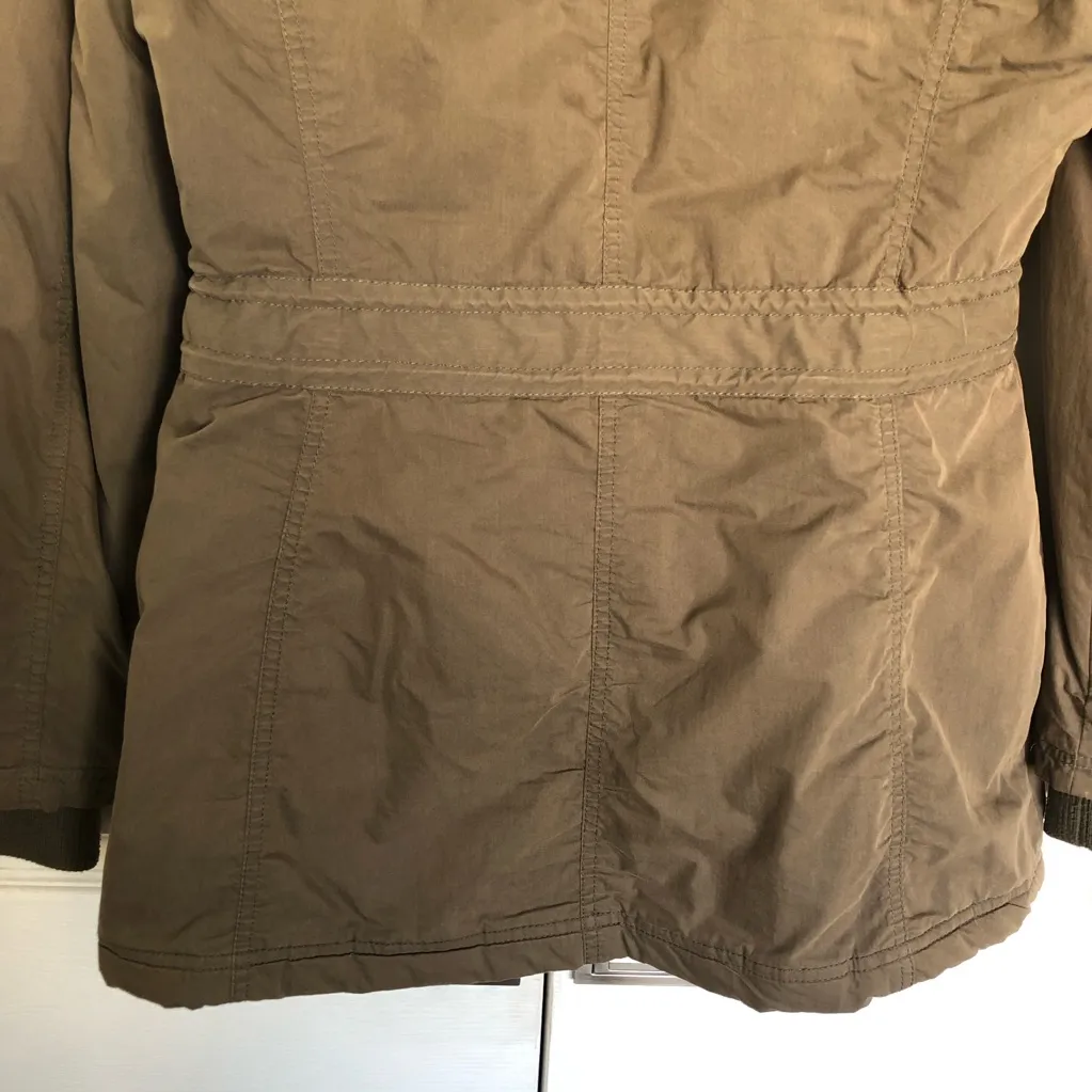 Miss Sixty Olive Green Utility Puffer Jacket Size M - Image 12