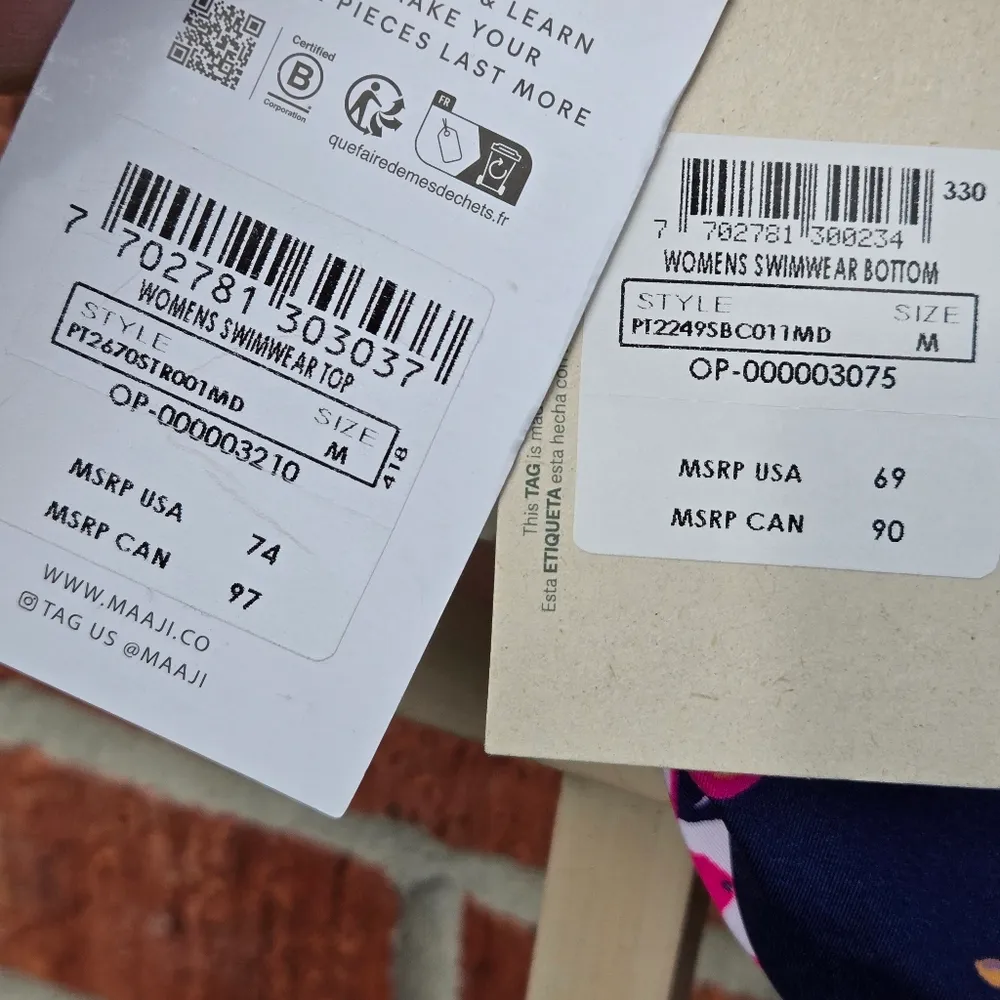 NEW Maaji Bikini Swim Set Reversible M - Image 4