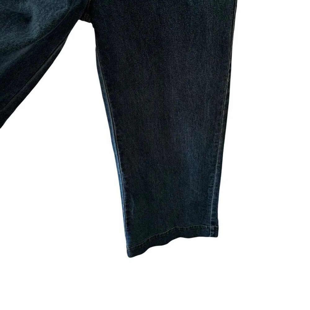 Rue 21 Denim Bohemian Blue Wide Leg Y2K Women’s Jeans Sz  M - Image 5