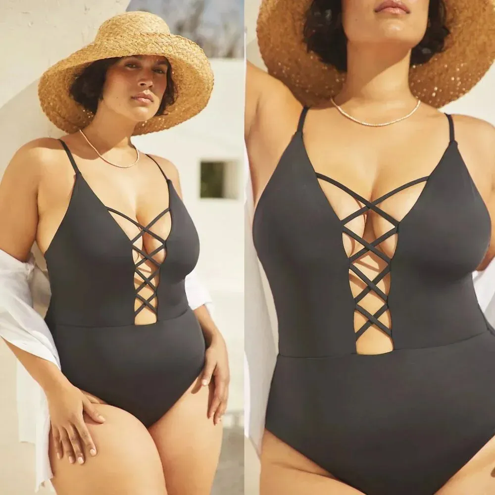 Anthropologie Dippin' Daisy's Bliss One-Piece Swimsuit Size Medium NWOT $78 - Image 13