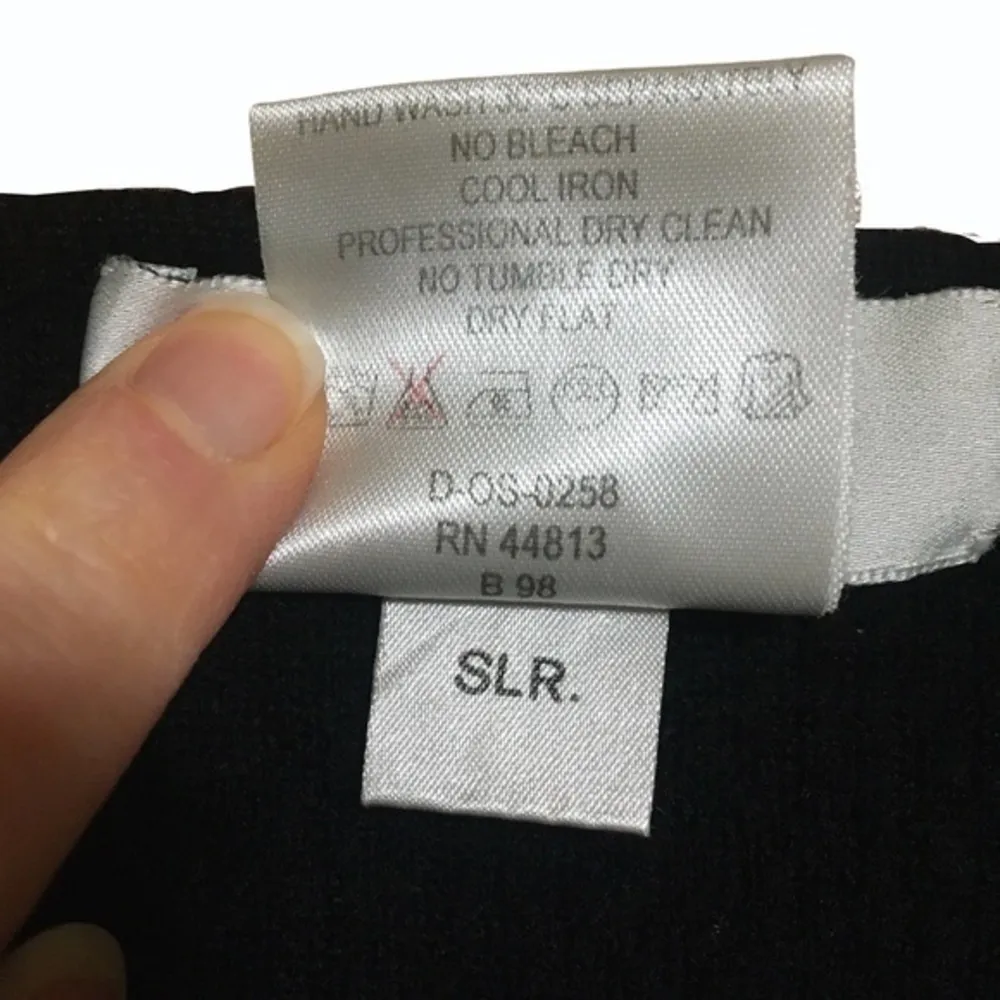 London Vintage Black Wool Beaded Stripes Women’s Pullover Sweater - Image 5