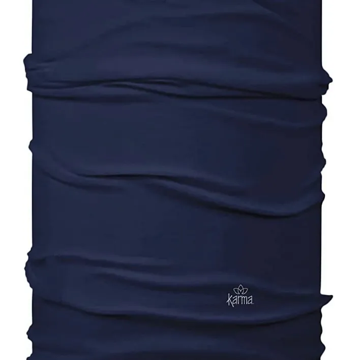 Karma Wide Navy Blue Headband - Image 2