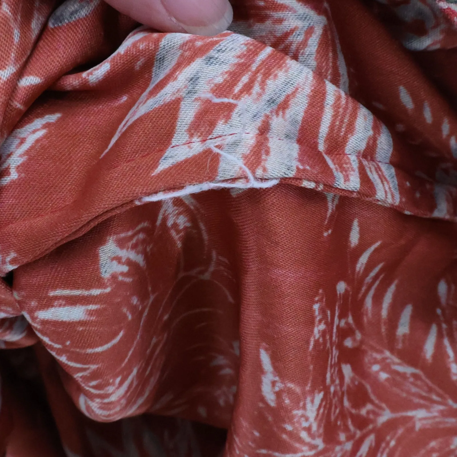 Vtg 90s Floral Button Down Shirt Jacket Womens Shacket Western Stretch Size‎ L - Image 10