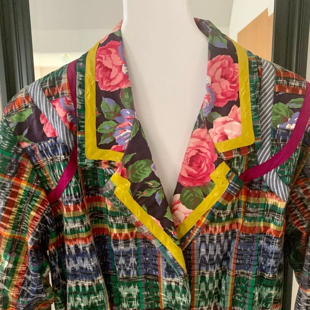 Canvasbacks Lutton & Horsfield Mixed Print Jacket Size M - Image 2