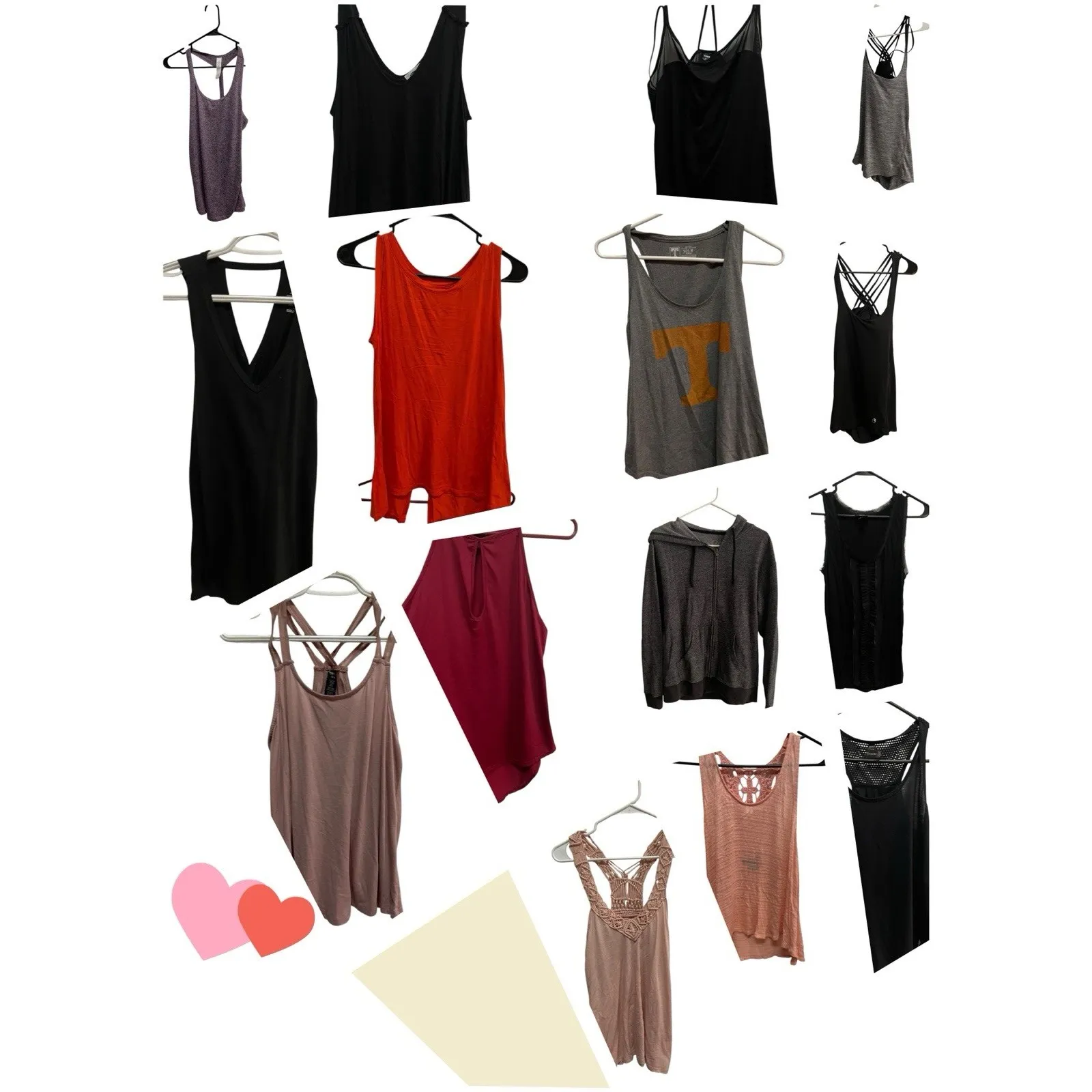 Women's Tank Tops & Jacket Lot Sz S/M – Athleisure/Activewear Mixed Brands (15) Size M - Image 2