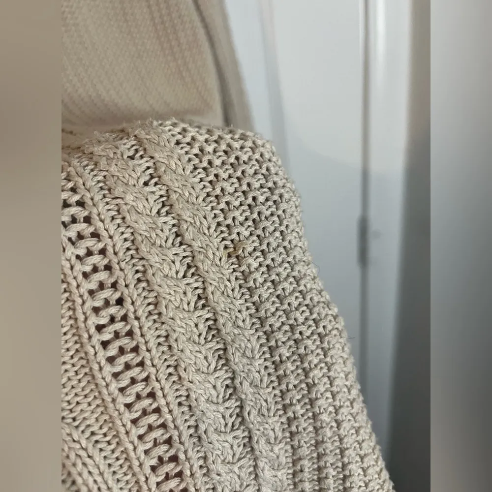 Jeanne Pierre Woman's 100% Cotton Ivory Cowl Neck Cable Knit Sweater - Size 1X - Image 14