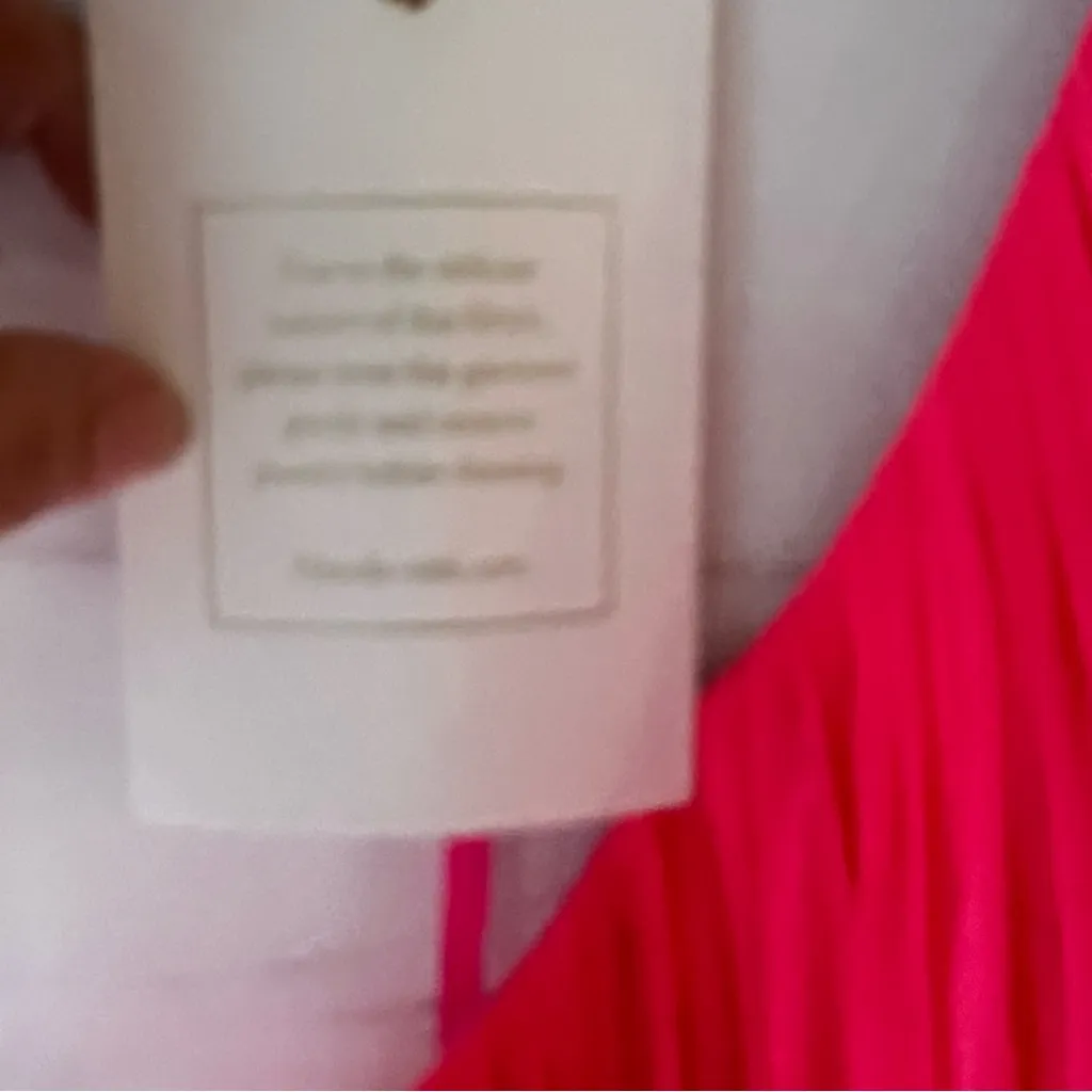 MacDuggal Chiffon Tiered Gown - Hot Pink size 16 - Image 6