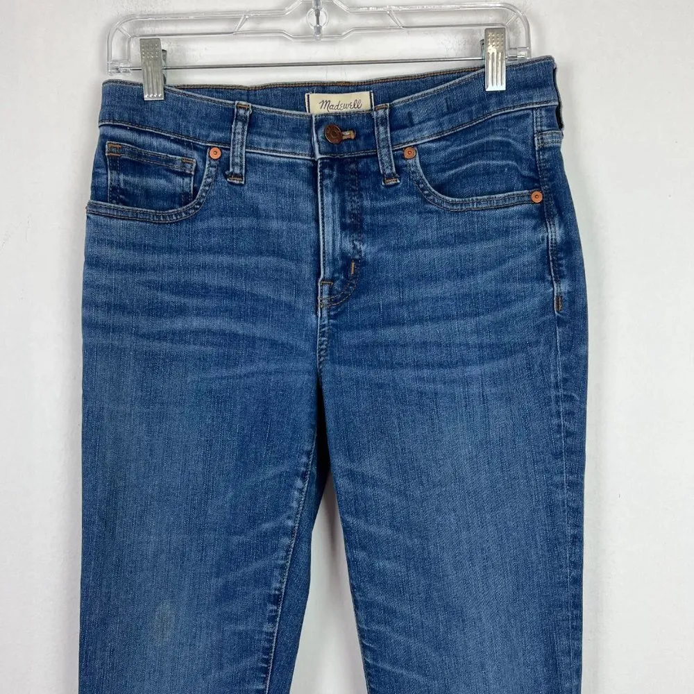 8" Skinny Jeans in Ames Wash Medium Wash Size 28 GUC T1927 - Image 3