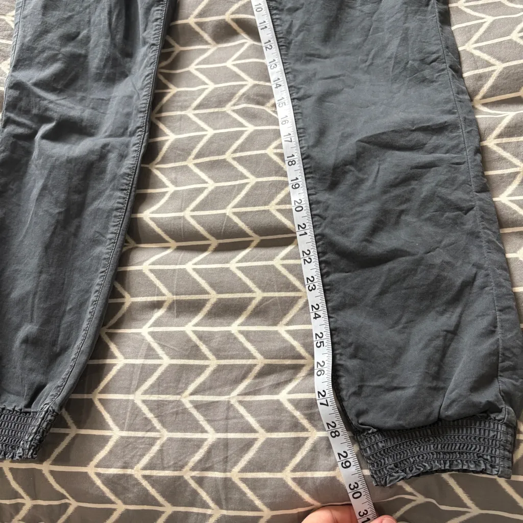 American Eagle Gray Black Jogger Casual Pants Size 10 Tall - Image 12
