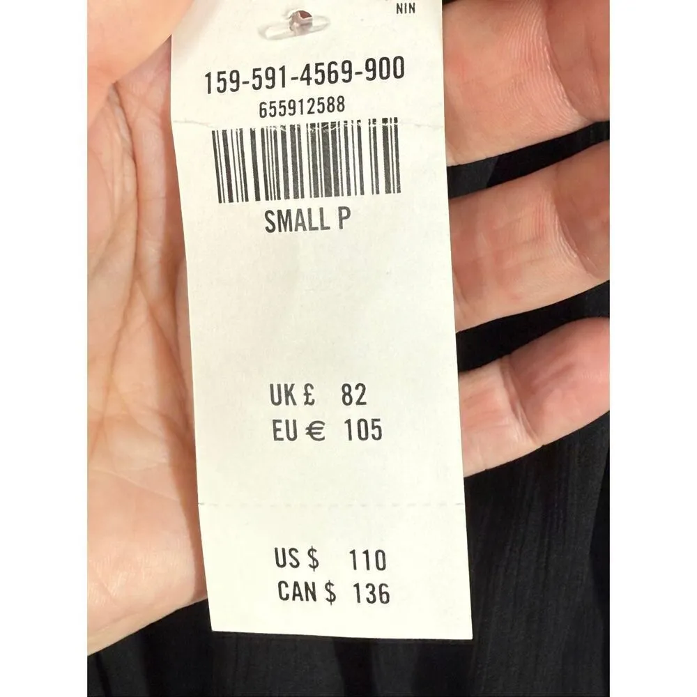 Abercrombie & Fitch Women dress black sheer overlay tank size small NWT - Image 4