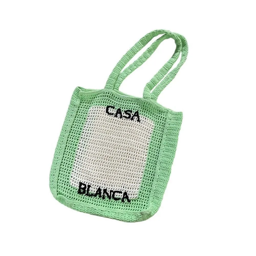 CASABLANCA Crochet Bag‎ Green - Image 2