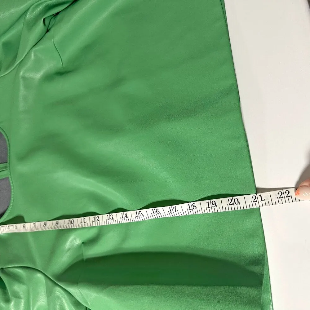 *RARE* Versona Faux Leather Blouse - Image 15