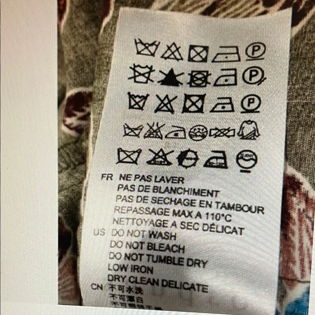 Sandro Green and Red Patterned Top - Image 3