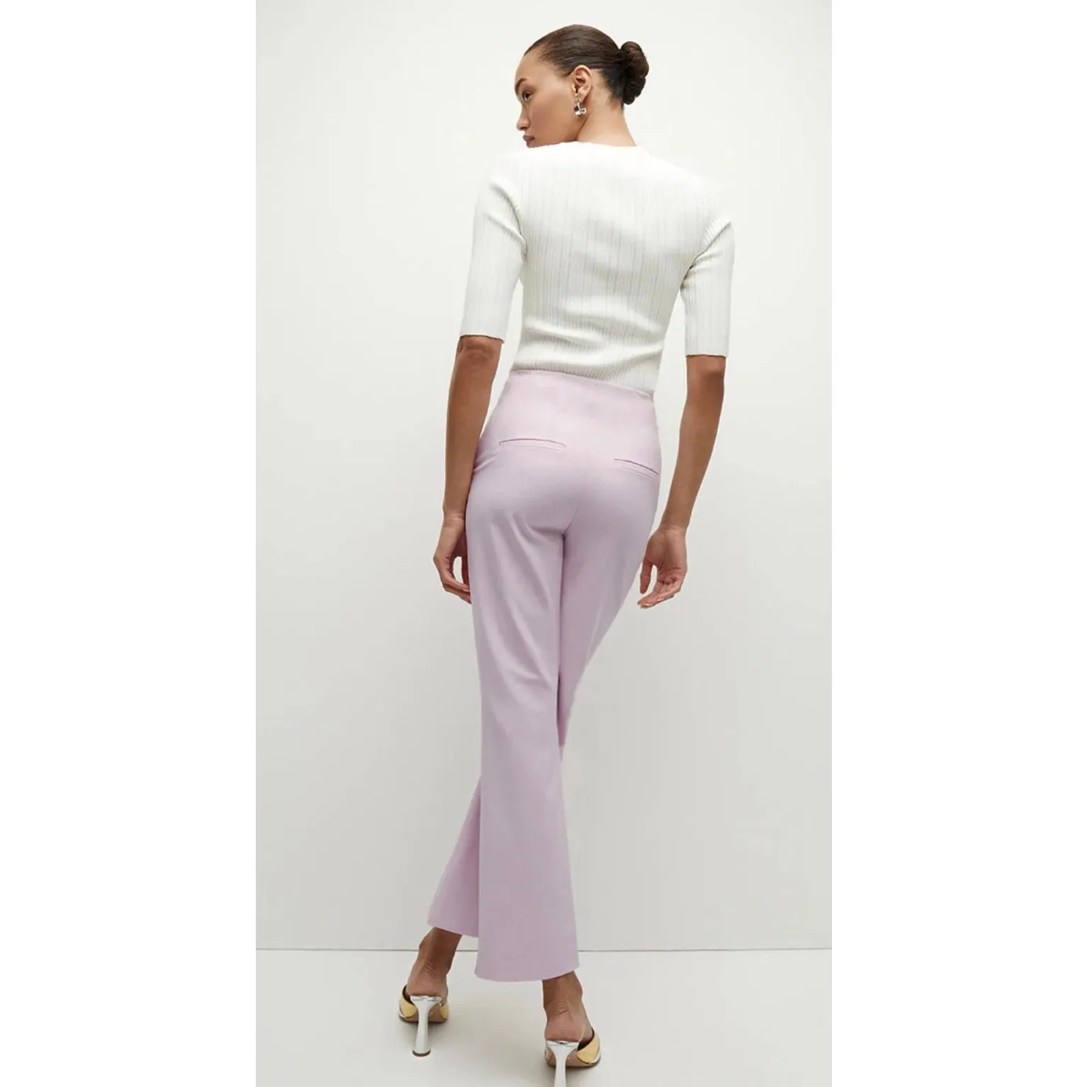 Veronica Beard Kean Pantt in Barely Orchid Size 0. NWOT - Image 2