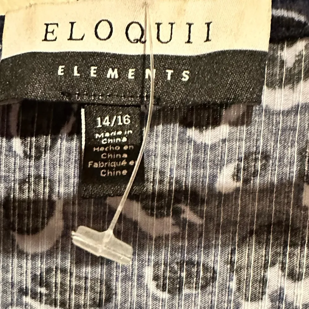 ELOQUII LONG SLEEVE ANIMAL PRINT VNECK MIDI DRESS PLUS SIZE 14/16 - Image 7