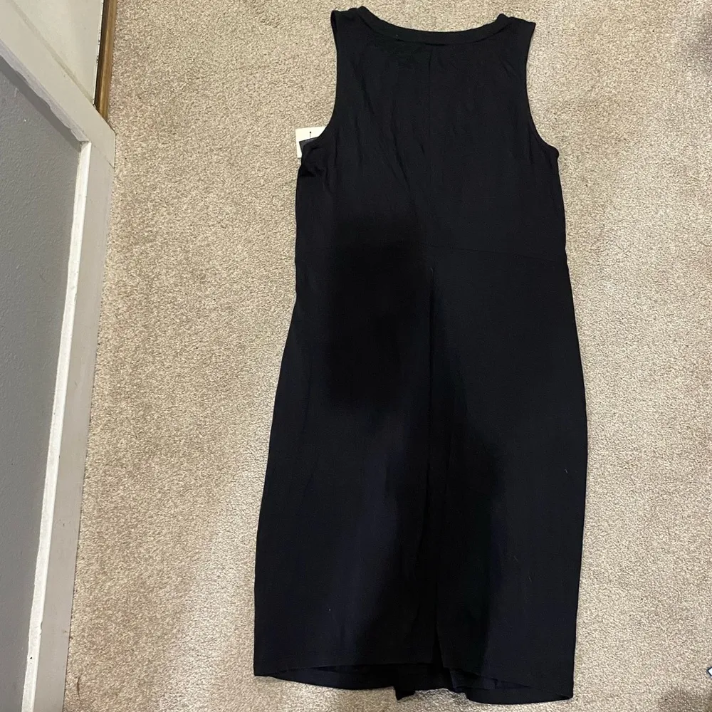 Worthington Edition Black Sleeveless Knee Length Dress Size L - Image 2
