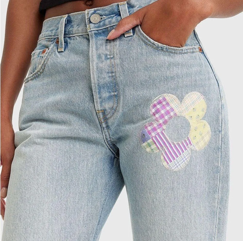 Levi's Premium 150th Anniversary 501 Floral Patchwork Jeans - Image 10