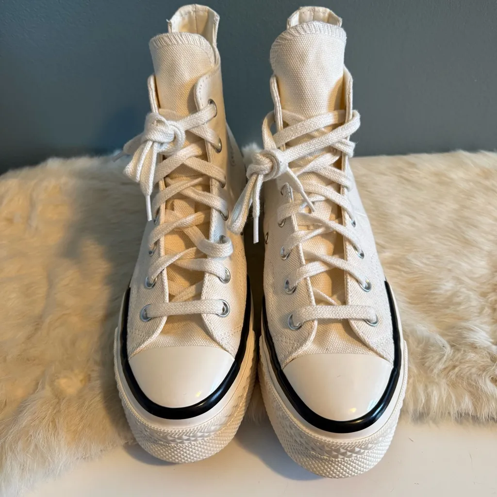 Converse Chuck Taylor 70 Plus All Star Lift Unisex High Top Sneakers - Image 2