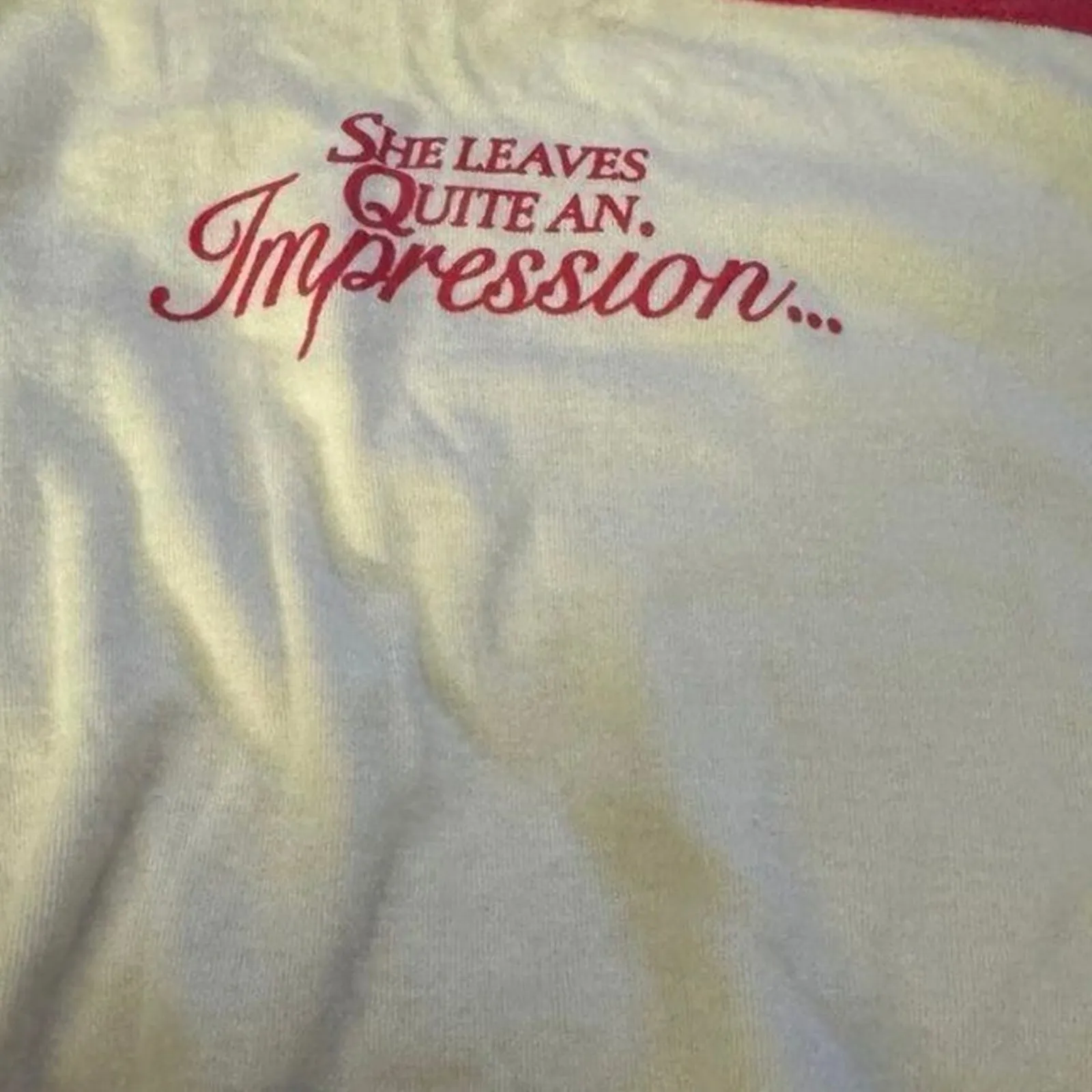 SABRINA CARPENTER Kiss Mark Cropped Tank, Size L, New without Tag MSRP $50 SOO Red Size L - Image 4