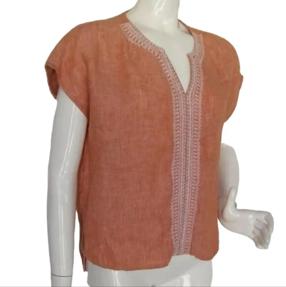 House of Harlow 1960 100% linen blouse - Image 3