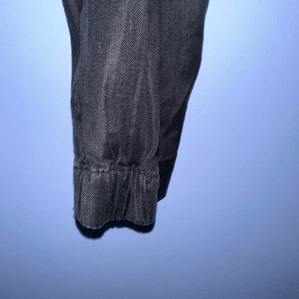 Aritzia Babaton Black Linen Blend High Rise Pull On‎ Pants EUC Size XS - Image 2